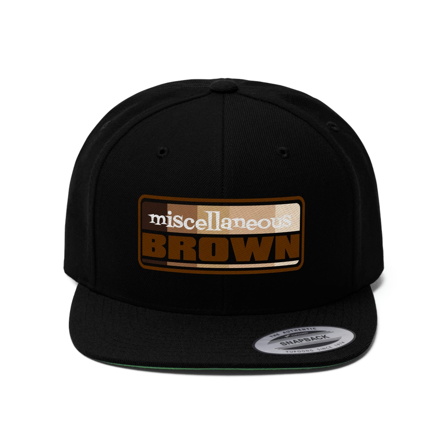 Miscellaneous Brown Comedy Special Unisex Flat Bill Hat